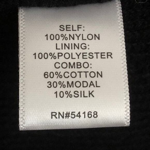 Elliott Lauren Womens Jacket Black Quilted Mock Neck Nylon Buttons Silk Blend XL - Picture 6 of 13